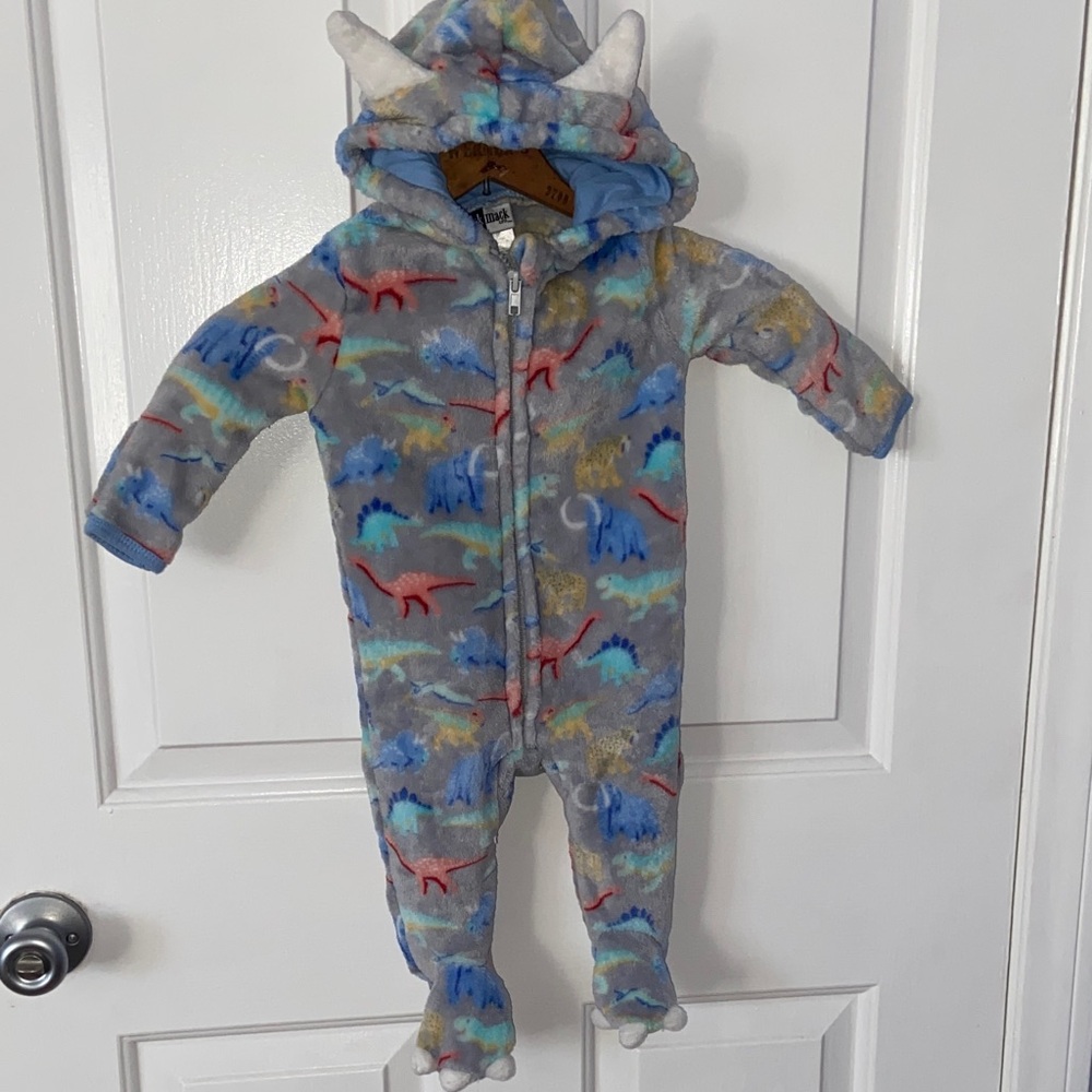 Dinosaur Adventure Baby Footie | Size 3–6M |